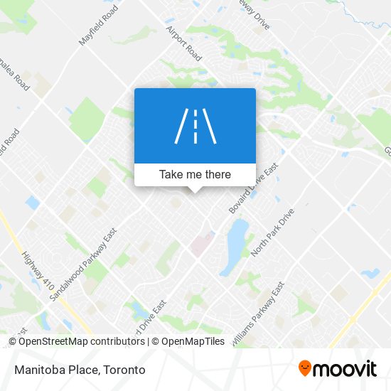 Manitoba Place map