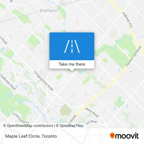 Maple Leaf Circle map