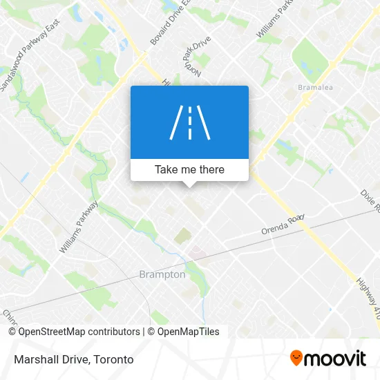Marshall Drive map