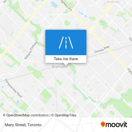 Mary Street map