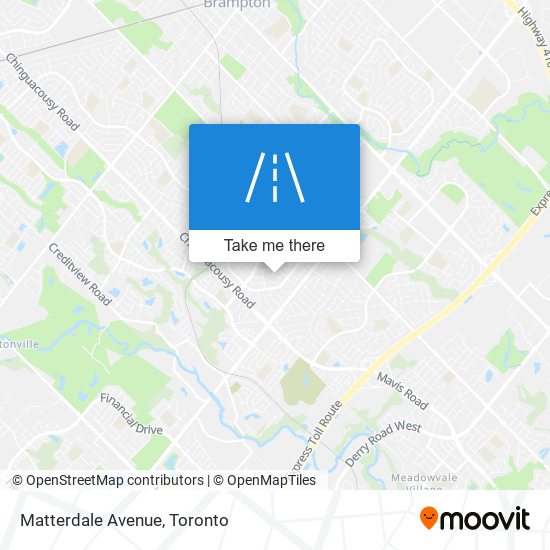 Matterdale Avenue map