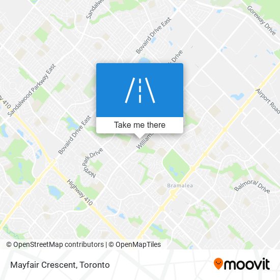 Mayfair Crescent map