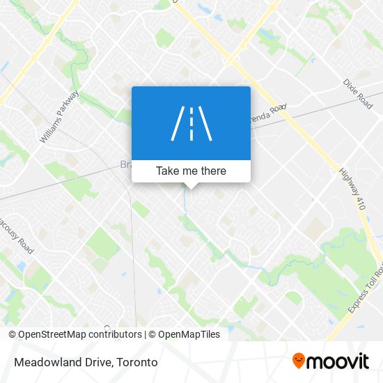 Meadowland Drive map