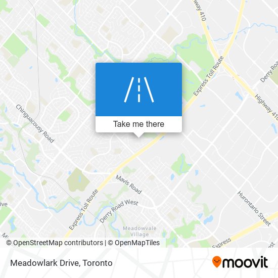 Meadowlark Drive map