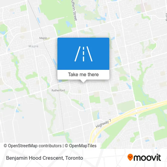 Benjamin Hood Crescent map