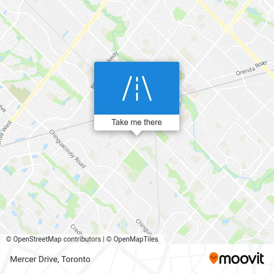 Mercer Drive map