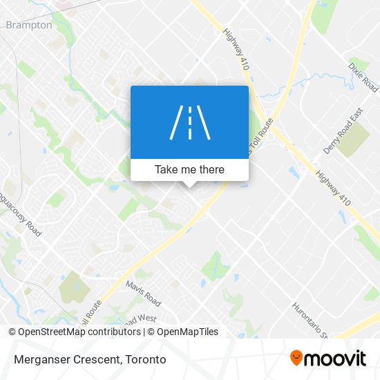 Merganser Crescent map