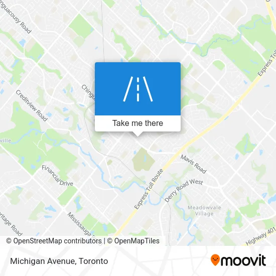 Michigan Avenue map