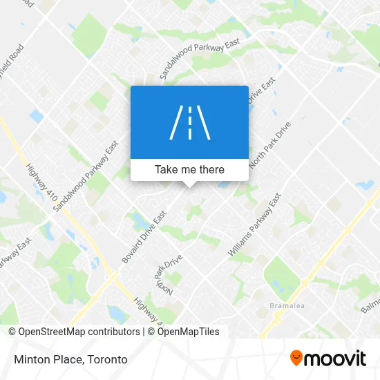 Minton Place map