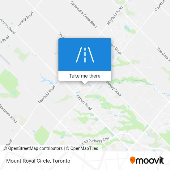 Mount Royal Circle map