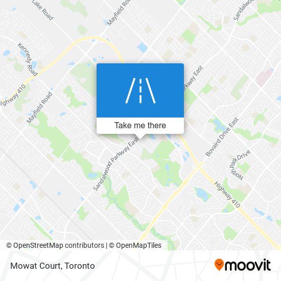 Mowat Court map