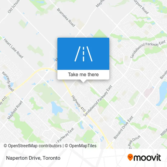 Naperton Drive map