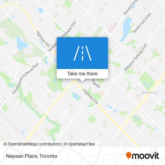 Nepean Place map