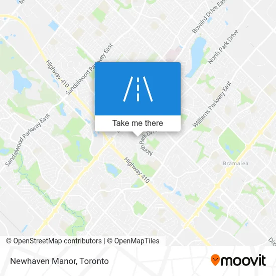 Newhaven Manor map