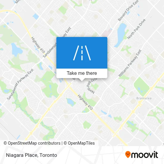 Niagara Place map