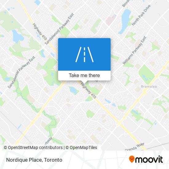 Nordique Place map