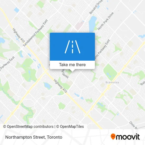 Northampton Street map
