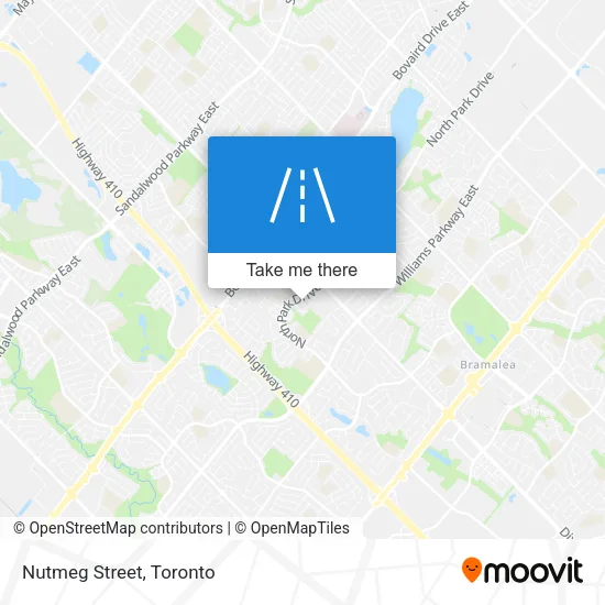 Nutmeg Street map