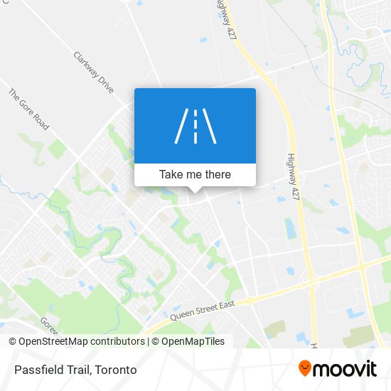 Passfield Trail map