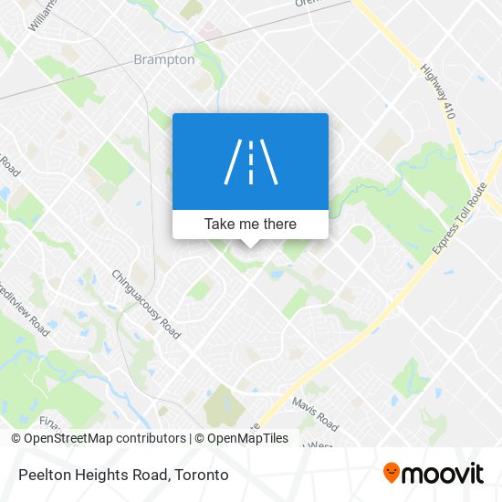 Peelton Heights Road plan