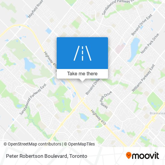 Peter Robertson Boulevard map