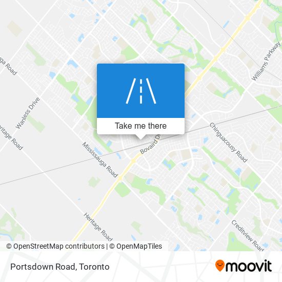 Portsdown Road map