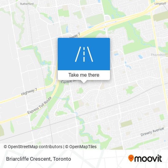 Briarcliffe Crescent map