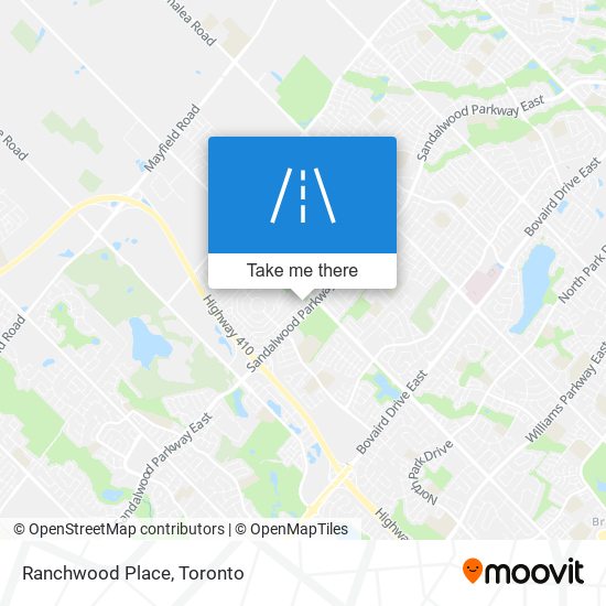 Ranchwood Place map