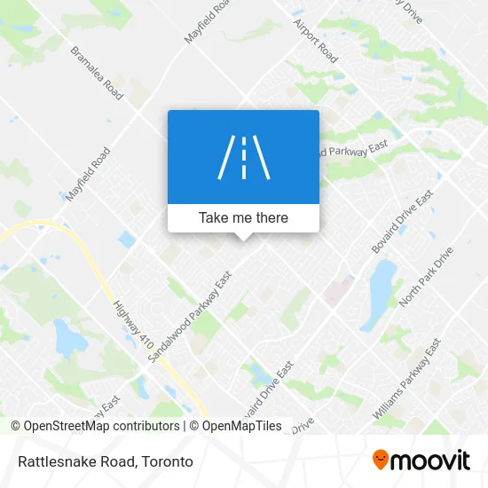 Rattlesnake Road map