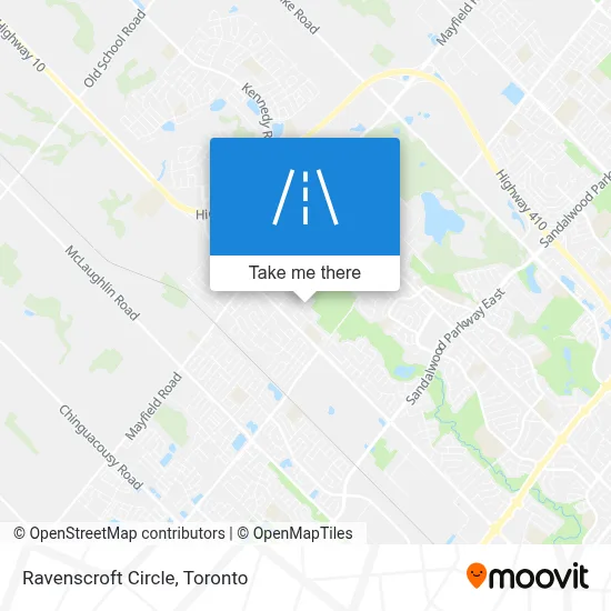 Ravenscroft Circle map