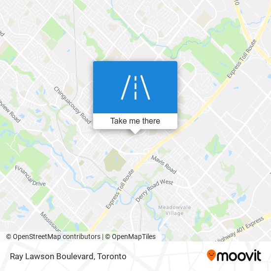 Ray Lawson Boulevard map