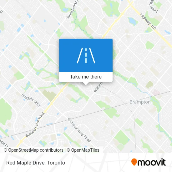 Red Maple Drive map