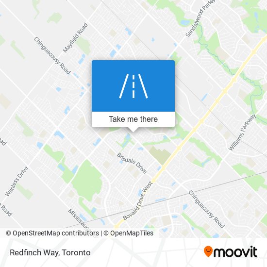 Redfinch Way map