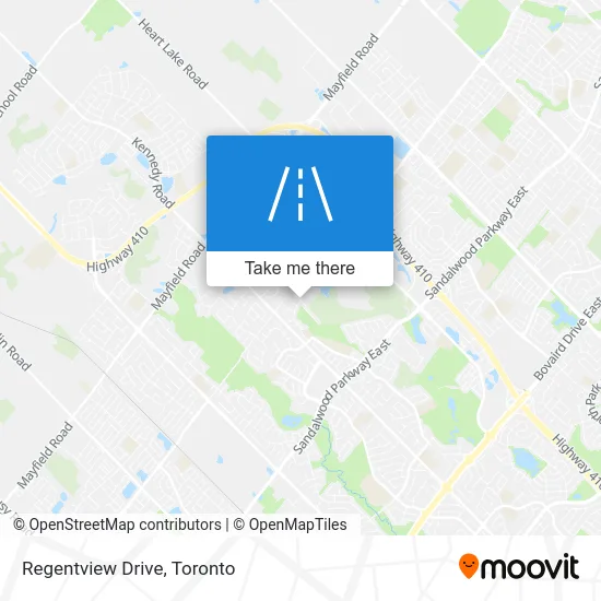 Regentview Drive map