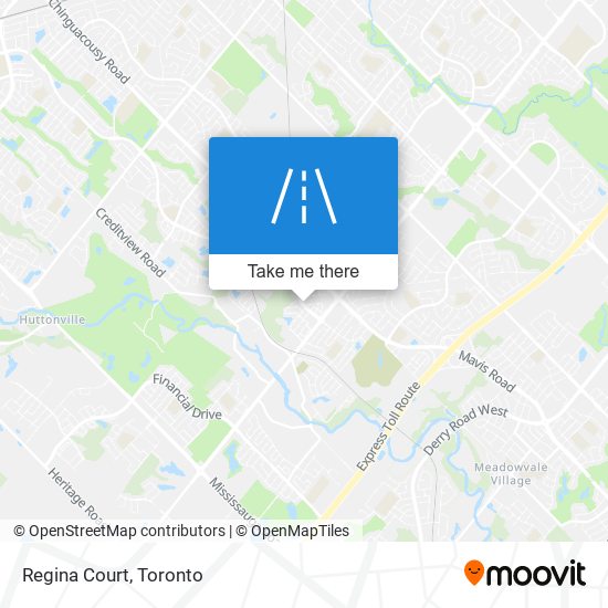 Regina Court map