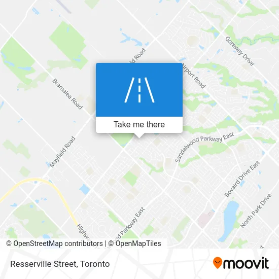 Resserville Street map