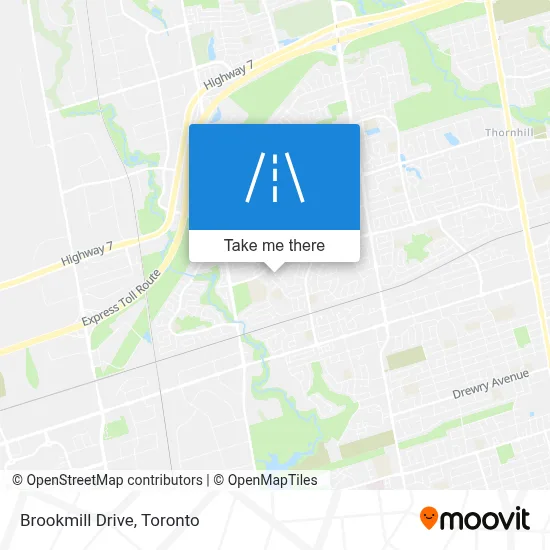 Brookmill Drive map