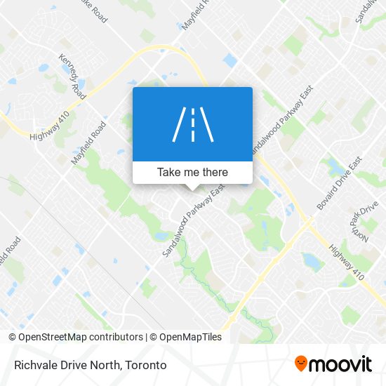 Richvale Drive North map