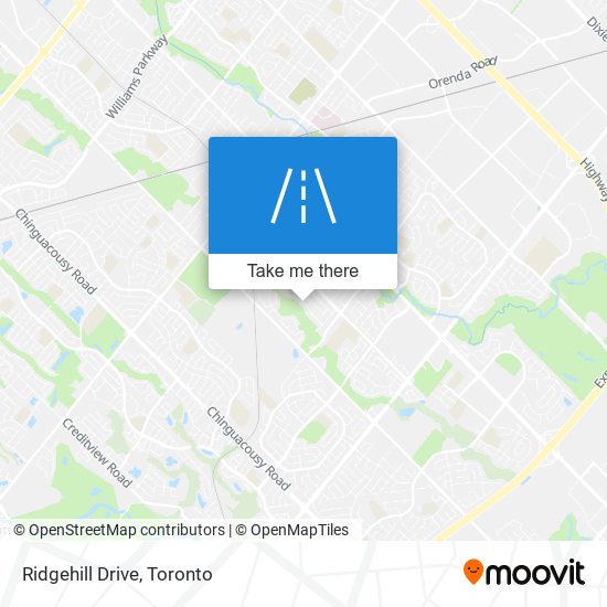 Ridgehill Drive map