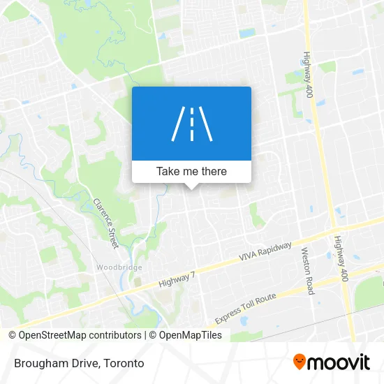 Brougham Drive map