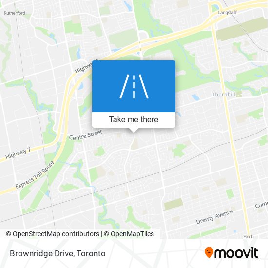 Brownridge Drive map