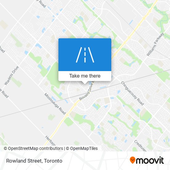 Rowland Street map