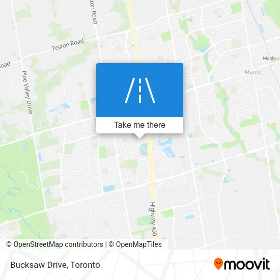 Bucksaw Drive map