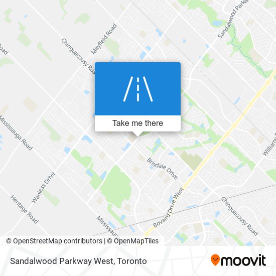 Sandalwood Parkway West map