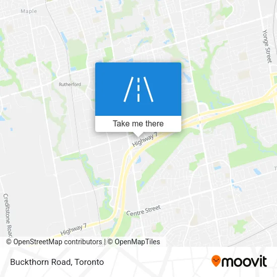 Buckthorn Road map