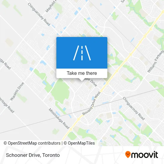 Schooner Drive map