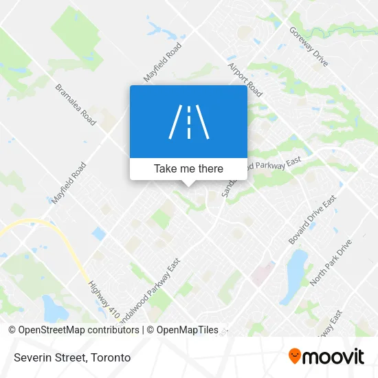 Severin Street map