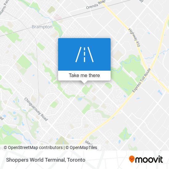 Shoppers World Terminal map