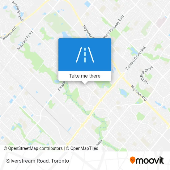 Silverstream Road map