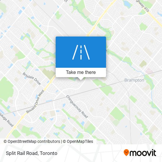 Split Rail Road plan